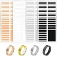 thumbnail image 1 of HSHDLDF 380Pcs Foam Ring Size Adjusters for Loose Rings, Self Adhesive Invisible Ring Guards for Women Loose Rings, 4 Colors Soft Foam Ring Spacers, Ring Resizer (20 Sheets), 1 of 7
