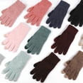 thumbnail image 4 of Guantes de invierno para mujer para clima frío, guantes térmicos con puños para conducir, 4 of 5