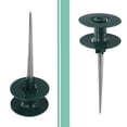thumbnail image 2 of Garden Hose Smooth Roller Guide Resin Wheel with Heavy Duty Zinc Metal Spike, 2 of 6