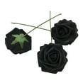thumbnail image 1 of Cateissary Rosa Rosas hechas a mano Belleza Navidad Halloween Regalos de Acción de Gracias Flor Decoraciones para el hogar Tributos de esgrima Flores artificiales Negro, 1 of 6