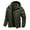 Green, variant on Manxivoo Winter Jackets for Men, Men's Winter Jacket Lined Thick Jackets Removable Hood Work Coat with Cargo Pockets Mens Jacket Black L