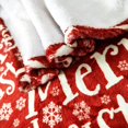 thumbnail image 5 of npkgvia Red Blanket，Christmas Throw Blanket，Christmas Fleece Blanket，Holiday Blankets，Christmas Plush Blanket，100X77cm， Modern Holiday Party Flannel Cozy Washable Living Room Couch Bed 47x60inch, 5 of 8