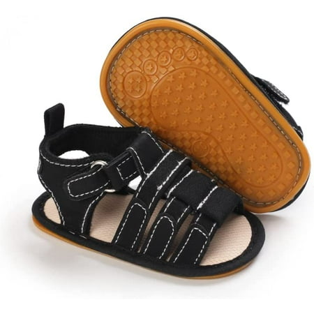 

QWZNDZGR Save Beautiful Summer Baby Sandals Infant Boys Soft sole Non-Slip First Walkers Shoes