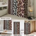 thumbnail image 4 of Bathroom Shower Curtain Farmhouse Leopard Texture Waterproof Shower Curtains with Hooks, Country Animal Printed Bath Curtains Bathtub Curtain Home Decor 72x72in, 4 of 9