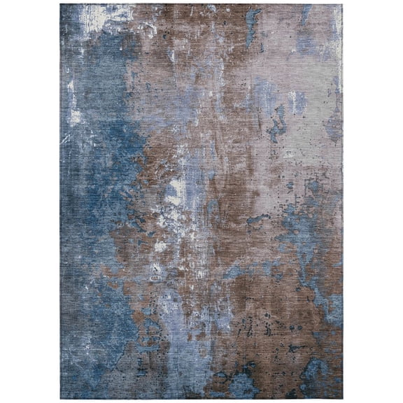 Dalyn Rugs Machine Washable Indoor/Outdoor Chantille Brown 10' x 14' Rug