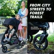 Baby Jogger City Mini GT3 All-Terrain Stroller, Rich Black