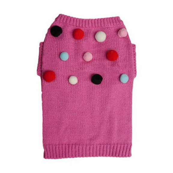 Pooch Outfitters PDSP-XS Dana Sweater, Pink - Extra Small