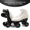 thumbnail image 2 of 8 Pack 78A Roues de Patins à Roulettes Quad 65 x 36mm avec Roulements ABEC-9 Installées pour Patinage à Double Rangée, Accessoires de Patins Quad Usage Extérieur/intérieur (Noir), 2 of 7