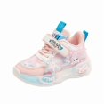 thumbnail image 3 of Kids LED Light Up Sneakers Girls Running Shoes Lightweight Sport Outdoor Walking Shoes for Girls Christmas Birthday Children Show Gift (Toddler/Little Kid/Big Kid) ﻿, 3 of 10