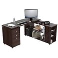 thumbnail image 5 of Home Square 2-Piece Set with L-Shaped Computer Desk & Mobile File Cabinet, 5 of 17