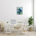 thumbnail image 2 of Blooming Abstract Arrangement Abstract Graphic Art Black Framed Art Print Wall Art, 2 of 7