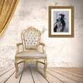 thumbnail image 3 of Rhumeur, Aurelie 18x24 Gold Ornate Wood Framed with Double Matting Museum Art Print Titled - Melo Lilou in Paris II, 3 of 4