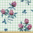 thumbnail image 2 of Ambesonne Floral Fabric by the Yard Upholstery, Spring Watercolor Flowers, 10 Yards, Multicolor, 2 of 5