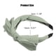 thumbnail image 4 of Grande Lazo Diadema, Pelo Diadema para Mujeres, Verde, 1.2 Pulgadas Ancho, 4 of 7