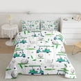 thumbnail image 2 of Homewish Golf Gaming Bedding Comforter Set 2pcs for Kids Teens Adults,Sport Gamer Twin Comforter Sets Microfiber,Green Teal White Breathable Bedding Set,Breathable Home Decor,Reversible, 2 of 8