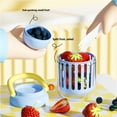 thumbnail image 4 of Tazas de yogur parfait con tapas reutilizables con tenedor, ensaladeras de doble capa, 4 of 7