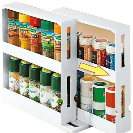 Multifunctional Rotating Spice Rack, Spice Organizer For Cabinets