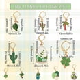 thumbnail image 2 of 1 Box 20Pcs Stitch Markers Cute Lobster Clasp Charms Green Plants Cactus Crochet Stitch Marker Removable Knitting Stitch Markers Metal Crocheting Markers for Sewing Weaving Knit Threading for DIY, 2 of 9