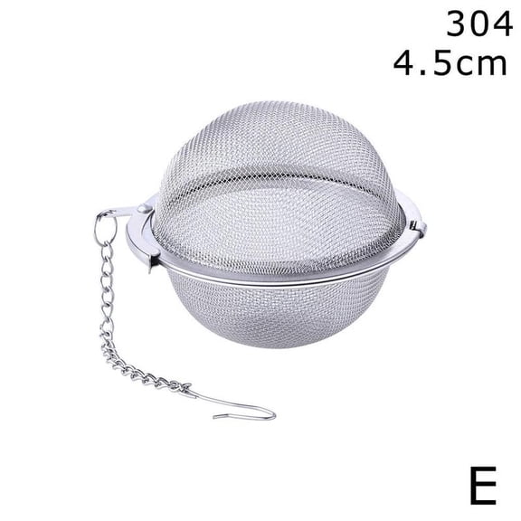 Stainless Steel Tea Infuser Ball With Hook And Chain For Loose Leaf Tea Brewing
