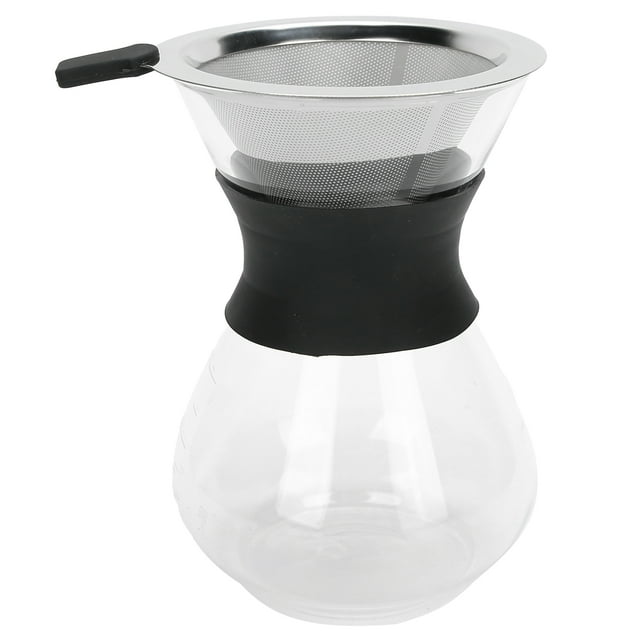 Pour Over Coffee Maker, Coffee Brewer, With Stainless Steel Filter Olecranon Drip Reusable For Coffee Lovers Home Coffee Dishwasher Cleaning