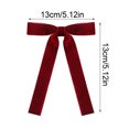 thumbnail image 2 of 1pcs Mini Velvet Bows Velvet Christmas Tree Bows Rustic Crafts Gift Ribbon Bows for Xmas Trees Wreaths Gifts Wedding Indoor Outdoor Decorations, 2 of 7