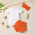 thumbnail image 4 of Tkrady Baby Outfits for Girl Easter New Short Sleeve Letter Graphic Tops Shorts Outfits Set, Sizes 0-18 Months, 4 of 7