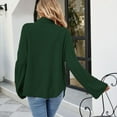 thumbnail image 5 of JINMGG 2024 Fall Winter Plus Size Sweaters for Women Clearance,Women's Autumn and Winter Solid Pullover Sweater Loose Oversize High Neck Sweater, 5 of 7