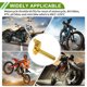 thumbnail image 3 of Agarre de Acelerador de 22mm Unique Bargains con 1 Cable de Acelerador Blanco de 120cm, Acelerador de Motocicleta de Aleación de Aluminio CNC para Manillar de 7/8" 22mm Tono Dorado, 3 of 6
