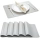 thumbnail image 1 of Juego de 6 manteles Individuales, de Piel sintética Lavable en, Resistente al Calor para decoración de Halloween, decoración de Mesa de Cocina, Comedor, manteles Impermeables, 1 of 6