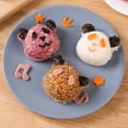 thumbnail image 2 of Molde de plástico para sushi Advancent forma de animal de dibujos animados Panda, 2 of 6