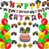 Heidaman 46Pce Monster Truck Birthday Party Supplies Monster Jam Birthday Party Decorations Include Monster Truck Banners Balloons Cake Topper Warning Sign Party Set
