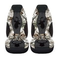thumbnail image 4 of Jeiento Camo Deer Auto Seat Cover for Men Women, Waistline Print Car Front Seats Accessories Interior Decor 2 Pcs Universal Fit for Most Vehicles, 4 of 7