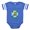Royal Blue, variant on CafePress - Futurevet - Cute Infant Baby Football Bodysuit