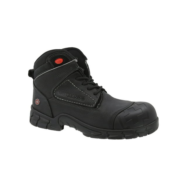 Bota Industrial Con Casquillo Para Caballero Swissbrand Gladiator 510701 Negro
