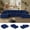 Blue, variant on Daluvenix U Shaped Cloud Sofa 131'' Modular Sectional Couch with Double Chaise Modular Lounge Bed for Living Room No Assembly Required Black