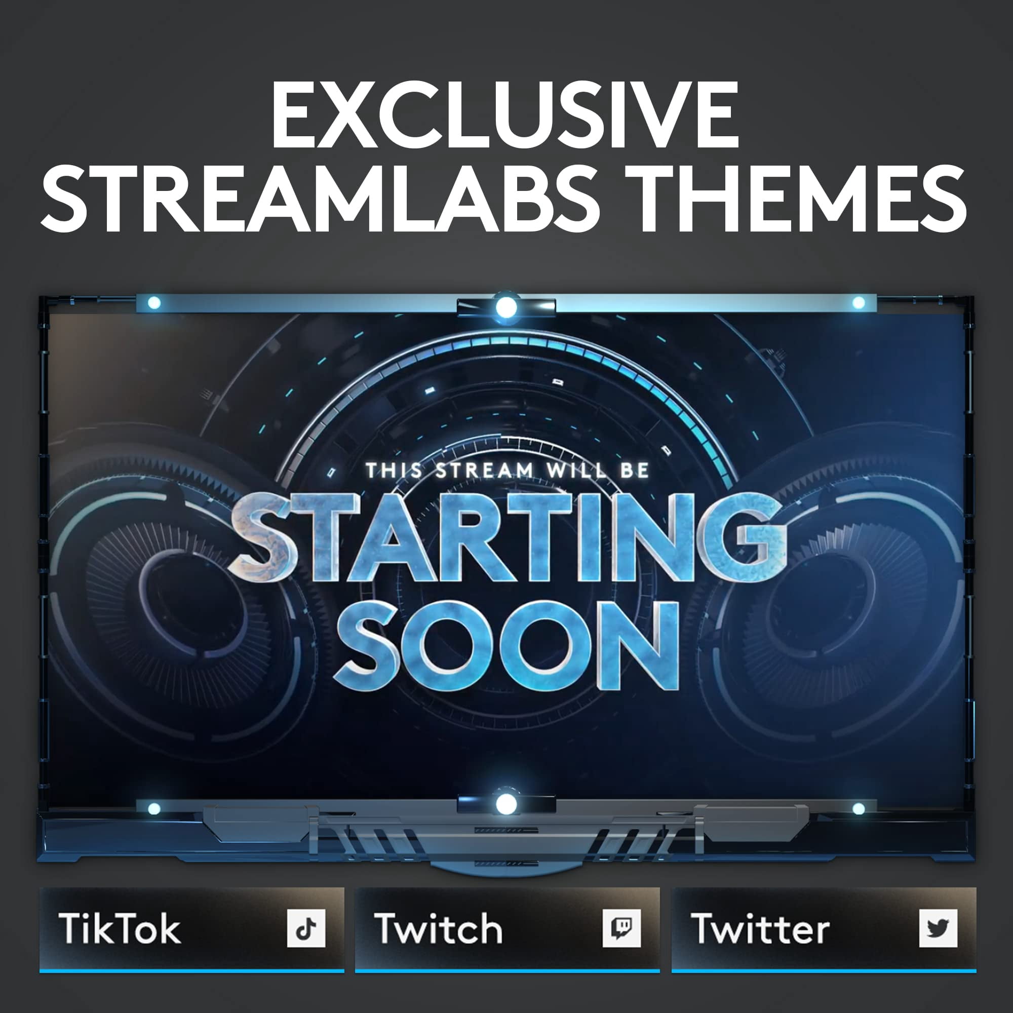 Restored Logitech for Creators Blue Yeti Game Streaming Ki - PC/Mac/PS4/PS5 (Refurbished)