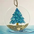 thumbnail image 6 of New Acrylic Shell Round Beach Ornament Sun Catcher Memorial Crafts Couple Crashing Wave Pendant Sea Glass Sun Catcher D, 6 of 8