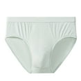 thumbnail image 2 of EOYWHK Mens Silk Underwear Cooling Comfort Briefs Solid Color Stretch Loose Seamless Brief with Elastic Waist,L-3XL, 2 of 6