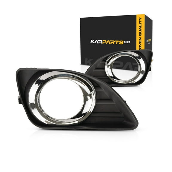 CarLights360: For 2010 2011 Toyota Camry Fog Light Bezel Cover Pair Driver and Passenger Side For TO1038131 TO1039131