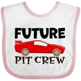 thumbnail image 3 of Inktastic Future Pit Crew Red Race Car Boys or Girls Baby Bib, 3 of 4