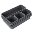 thumbnail image 3 of Inteprter 8 unids/set cajón divisor plástico caja de almacenamiento insertar bandeja Oficina hogar organizador Almacenamiento y organización del hogar, 3 of 6