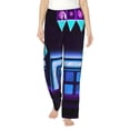 thumbnail image 2 of Lsque Geometry Dash Print Women's Pajama Pants, Lounge Pant - Comfortable Home Wear,Elastic Waistband, Stylish Design-X-Large, 2 of 9