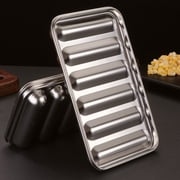 SIEYIO Stainless Steel Sausage Mold Sausage Maker For Making Bratwurst Hot Dogs Or Vegetarian and Vegan Bratwurst Sausages