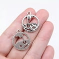 thumbnail image 3 of HOOUN 60 Pcs Tibetan Silver Golf hole flag Charms Pendant 22x19MM DIY Making C15585, 3 of 3