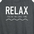 thumbnail image 3 of Instant Message - Relax Lake Time - Women's Racerback Tank Top, 3 of 6