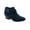Navy MC, variant on Womens WILLOW Suede Block Heel Ankle Boots
