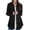 Black, variant on Oversized Long Sleeve Button Front Shirt Women Loose Fit Flowy Blouse with Side Slits for Layering and Street Style L Size Wine