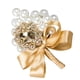 thumbnail image 1 of Pinzas para Boda Boutonniere Corsage Novia Novio Perla Flor Solapa Accesorios champán, 1 of 9