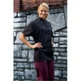 thumbnail image 1 of Uncommon Threads 0478-0105 Extra Large Tahoe Ladies Short Sleeve Chef Coat in Black, 1 of 4