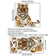 thumbnail image 4 of Tiger animal wall decoration, cartoon tiger wall stickers, suitable for living rooms, bedrooms, daycare offices, removable wall art stickers, wall decorations, 4 of 4